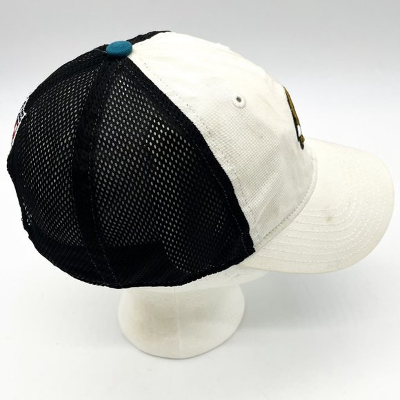 Jacksonville Jaguars NFL Reebok Mesh Back Adjustable One Size Baseball Cap Hat - Picture 2 of 6